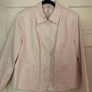 Talbots, size 18W, pale pink jacket